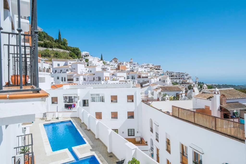 Bonito Apartamento Piscina Wifi Frigiliana Luaran gambar